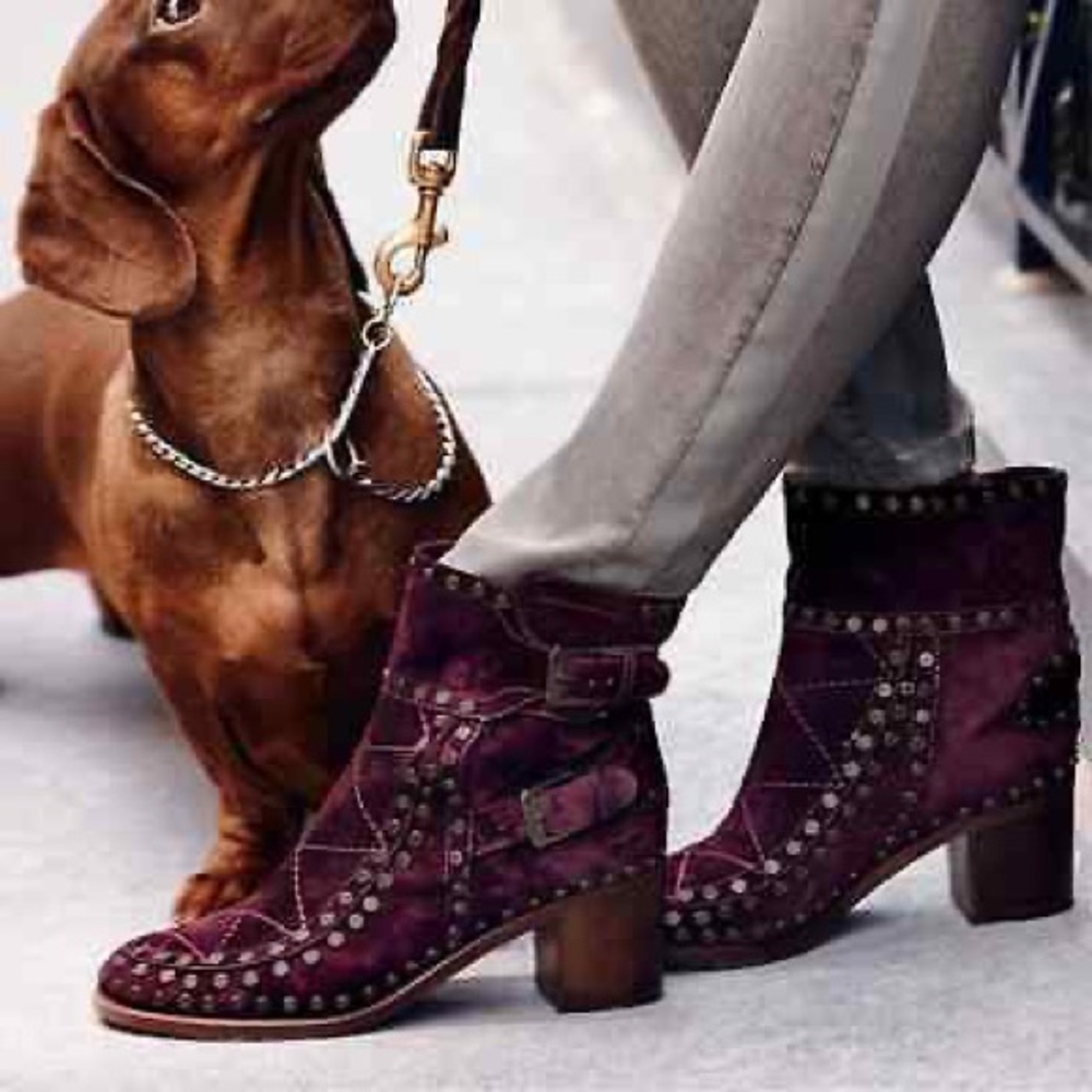 Laurence Dacade | Gatsby Studded Suede Boot - Picture 2 of 9